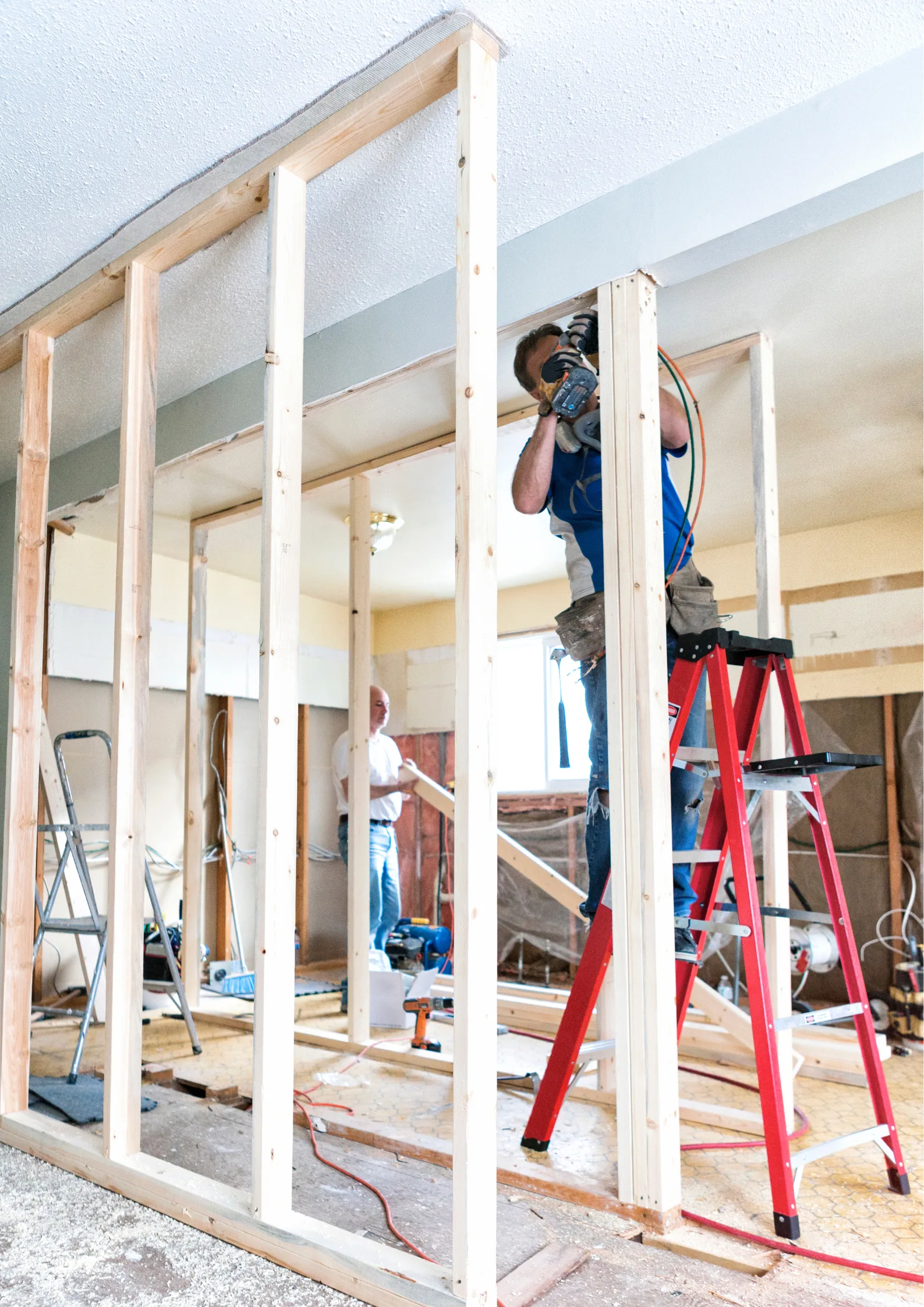 Rénovation espaces cloisons placo démolition